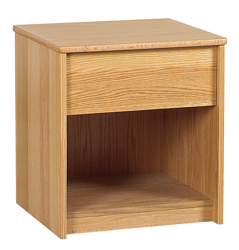 Nittany Nightstand w\/Top Drawer & Open Compartment Below